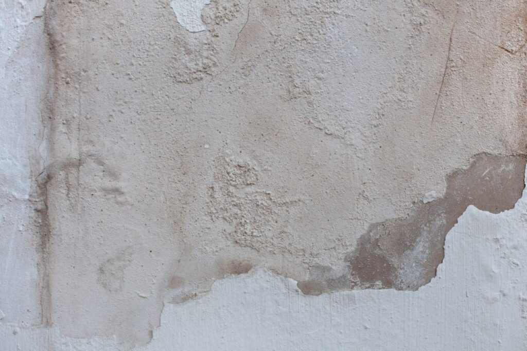 whitish brown aged stucco